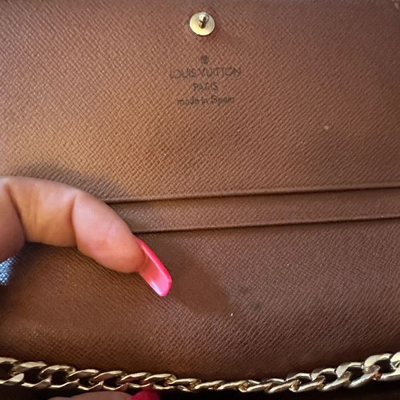 Louis Vuitton monogram compact wallet with chain EUC - Picture 2 of 12